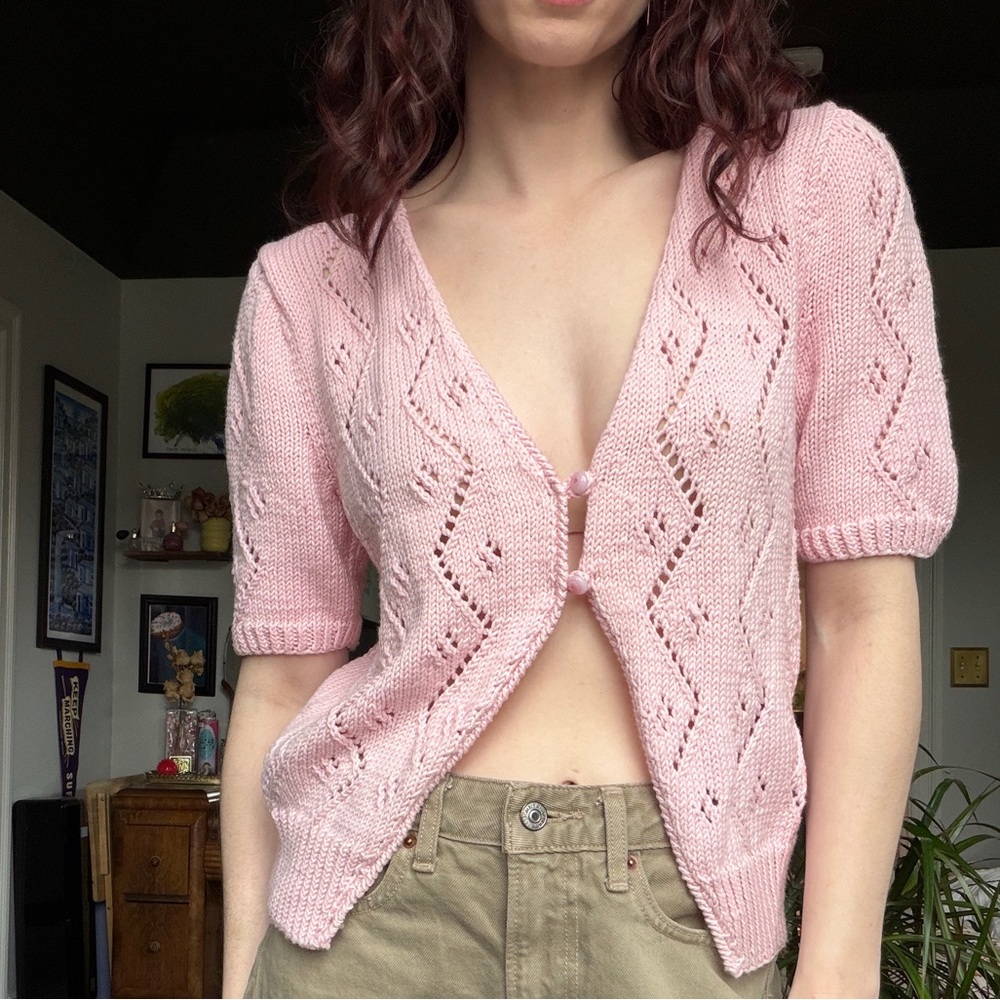 Hand knit cardigan